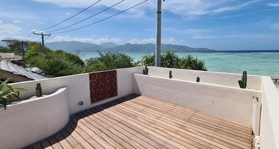 Shore Thing Gili Air Beachfront Apartment Exterior foto